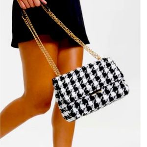 VICI Paris houndstooth crossbody bag